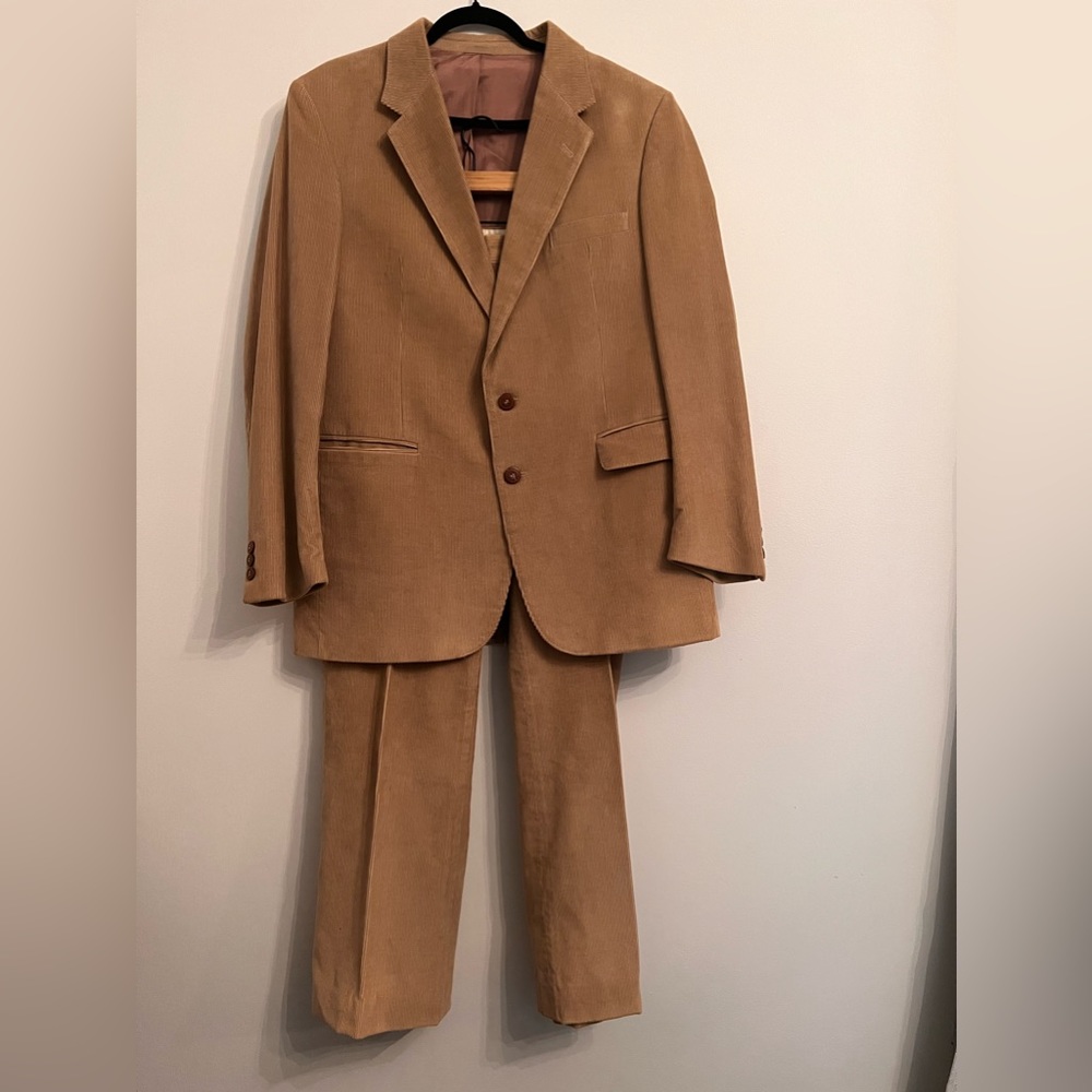 Egon Von Furstenberg Men’s Corduroy Suit. Vintage.